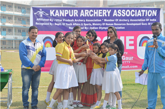 Girls team of The Chintels School, Kalyanpur has turned 2nd Runner up in Inter- School Archery Competition. (Kalyanpur)
